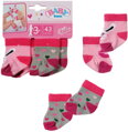 ZAPF BABY BORN Ponožky set 2 páry pro panenku miminko 43cm 2 druhy