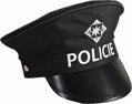 KARNEVAL Čepice policejní černá dospělá *KARNEVALOVÝ DOPLNĚK*