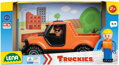 LENA Truckies baby auto pick-up set s aktivním panáčkem 01628