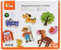 VIGA DŘEVO Magnetky baby domácí zvířátka set 20ks *DŘEVĚNÉ HRAČKY*