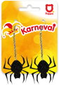 KARNEVAL Náušnice pavouk 1 pár *KARNEVALOVÝ DOPLNĚK*