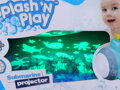 BBURAGO Junior baby ponorka projektor do vody do vany na baterie Světlo