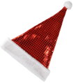 Čepice vánoční červená 43cm doplněk na vánoce Santa Claus