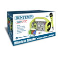 BONTEMPI Bezdrátový reproduktor s dynamickým mikrofonem a světelnými efekty