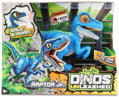 Dinosaurus interaktivní Raptor junior pravěký ještěr chodící na baterie plast Zvuk