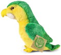 PLYŠ Pták papoušek zelený 15cm Eco-Friendly *PLYŠOVÉ HRAČKY*