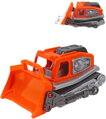 Auto buldozer oranžový volný chod funkční stavební stroj na písek