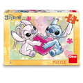 DINO Puzzle 24 Stitch: love story 24 dílků