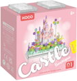Stavebnice mini KOCO Letní hrad 412 dílků 3D v průhledném boxu plast
