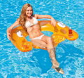 INTEX Sedátko na vodu nafukovací 147x99cm s úchyty 58859 2 barvy