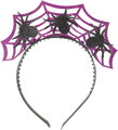 KARNEVAL Čelenka Halloween s pavouky *KARNEVALOVÝ DOPLNĚK*