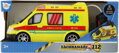RC Auto ambulance 20cm sanitka na vysílačku 27MHz na baterie Světlo