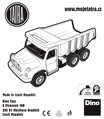 DINO Tatra auto žluto-oranžové T148 Bagr 72cm na písek plast