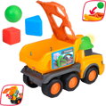 DICKIE Auto baby sklápěčka Harry vkládací se 3 tvary na baterie Světlo Zvuk