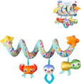 PLAYGRO Spirála baby textilní se zvířátky na kočárek pro miminko