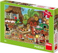 DINO Puzzle XL Krtek v kuchyni (Krteček) 100 dílků 47x33cm skládačka v krabici