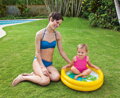INTEX Baby bazének nafukovací 61x15cm brouzdaliště se zvířátkem 2 druhy 59409
