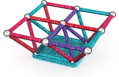 GEOMAG Glitter 60 dílků třpytivá Eko magnetická STAVEBNICE