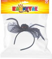 KARNEVAL Čelenka pavouk s mašlí Halloween dekorace