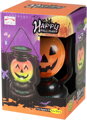 Lucerna halloween svítidlo dýně párty dekorace lampa na baterie Světlo Zvuk