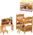 Sylvanian Families dětský pokoj s palandou herní set nábytek s doplňky