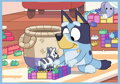 TREFL PUZZLE 4v1 Bluey a jeho svět 29x21cm skládačka 71 dílků