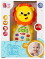BAM BAM Baby telefon lvíček hudební zvířátko na baterie Zvuk