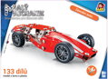 MALÝ MECHANIK Auto formule 133 dílků kovová STAVEBNICE typu Merkur