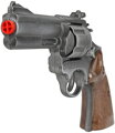 Revolver policejní kovový Gold Collection 12 ran dětská zbraň kapslovka