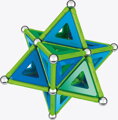 GEOMAG Classic Panels 114 dílků Eko magnetická STAVEBNICE