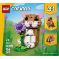 LEGO CREATOR Roztomilý křeček s květinou 3v1 31376 STAVEBNICE