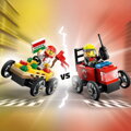LEGO CITY Závodní balíček: Rozvoz pizzy vs. hasičské auto 60458 STAVEBNICE