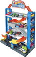 MATTEL HOT WHEELS City kaskadérská přenosná garáž s výtahem set s autíčkem