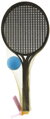 LORI 226 Set plastový na soft tenis 2 rakety a míček v síťce