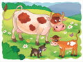 DINO DŘEVO Kubus Na farmě obrázkové kostky 12ks *DŘEVĚNÉ HRAČKY*