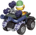 MATTEL HOT WHEELS Auto Super Mario Kart s postavičkou různé druhy kov