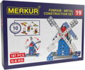 MERKUR M 019 Větrný mlýn 181 dílků *KOVOVÁ STAVEBNICE*