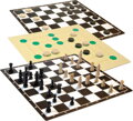 DINO DŘEVO Hra Šachy, Dáma, Mlýn 3v1 *SPOLEČENSKÉ HRY*