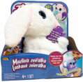 EP Line My Fuzzy Friends Mazlivý králíček Rozárka interaktivní na baterie Světlo Zvuk