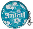 Peněženka dětská Stitch kapesní kulatá na zip s karabinkou