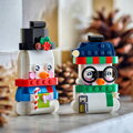 LEGO SEASONAL Ozdobní sněhuláci 40812 STAVEBNICE