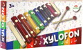 DŘEVO Xylofon dětský + 2 paličky 8 kláves *HUDEBNÍ NÁSTROJE*