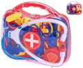 Doktorský kufřík dětské lékařské plastové potřeby sada 17ks 2 barvy