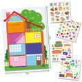 SES CREATIVE Můj první plakát Dům kreativní baby set 100 samolepek
