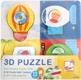 BINO DŘEVO Puzzle vkládací doprava 13 dílků 3D *DŘEVĚNÉ HRAČKY*