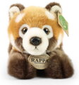 PLYŠ Medvídek panda červená 20cm ležící Eco-Friendly *PLYŠOVÉ HRAČKY*