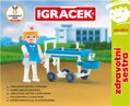 EFKO IGRÁČEK Zdravotní sestra povolání set figurka kloubová s doplňky