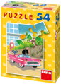 DINO PUZZLE 54 dilků Krteček mix