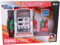 Čerpací stanice City Collection set benzinová pumpa s doplňky na baterie CZ Zvuk