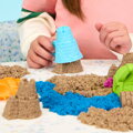 SPIN MASTER Kinetic sand písčitá pláž kreativní set tekutý písek s nástroji